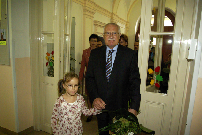 Václav Klaus v Sadské 2007 (03)